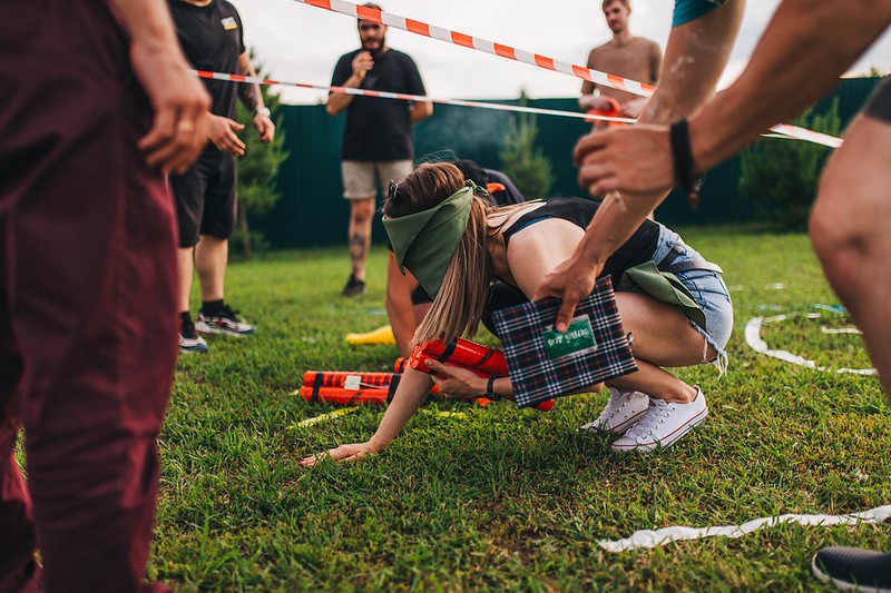 Тимбилдинг на свежем воздухе в Запоріжжя ко Дню строителя