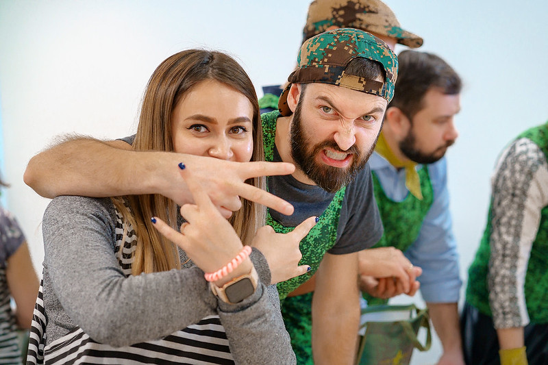 Корпоратив на День строителя в Запоріжжя с уличными активностями