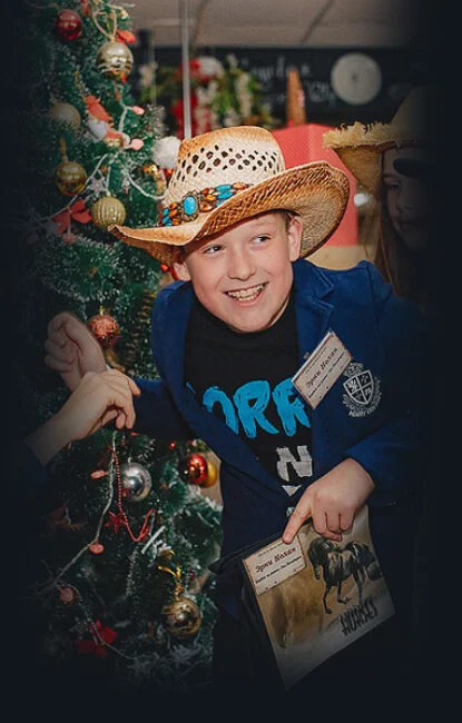 Новий рік в школі в Запоріжжя.